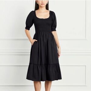 Hill House Louisa Nap dress in black